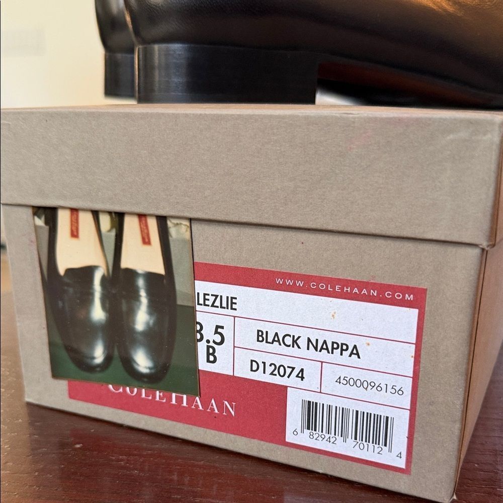 Cole Haan Classic Black Leather Flats - Picture 4 of 8